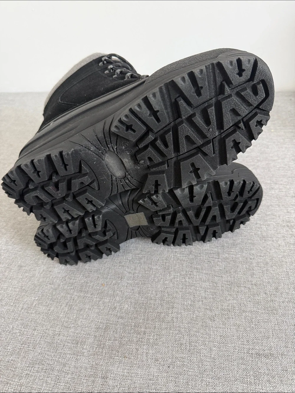 NORTIV 8 Men's Insulated Waterproof Winter Snow Boots Black Size 9